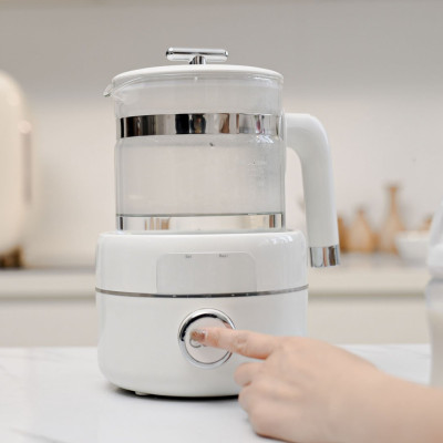 Bình đun nước siêu tốc dung tích 1,2L, công suất 800W, điện áp 220V-50Hz, đun sôi nhanh, khử mùi clo, giữ nhiệt 72h - Hàng chính hãng