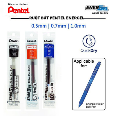 Hộp 12 Ruột bút nước energel Pentel LR7 màu xanh 0.7mm