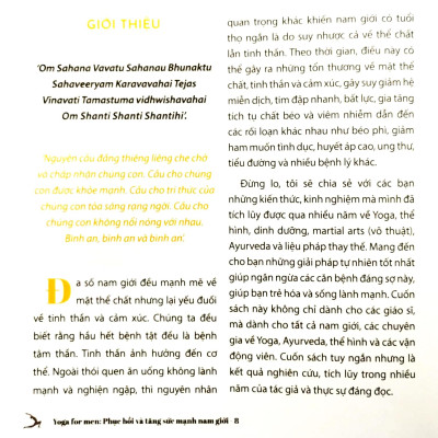 Yoga For Men - Phục Hồi Và Tăng Sức Mạnh Nam Giới