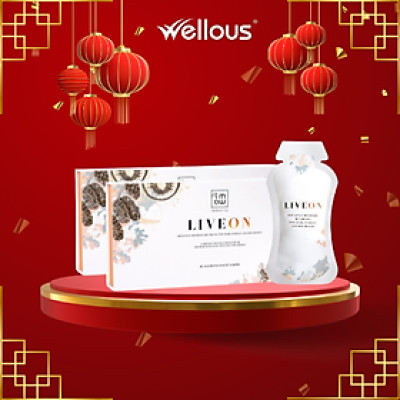 COMBO 2 HỘP CHỐNG LÃO HÓA LIVE ON (HỘP 16 GÓI)