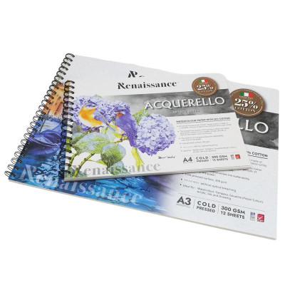 Tập Vẽ Artist A4 - 12 Trang 300gsm - Renaissance 308247