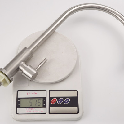 Vòi rửa chén lạnh Inox SUS 304 Eurolife EL-T017 (Trắng vàng)