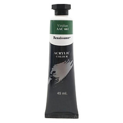 Tuýp Màu Acrylic 45 ml - Renaissance #661 - Viridian
