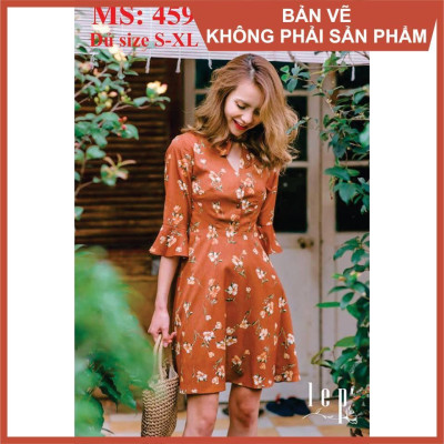 Rập giấy A0 mã 459 (BẢN VẼ) - Rập đầm