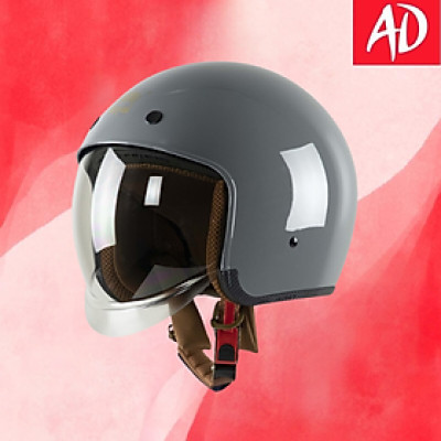 Mũ bảo hiểm xe máy 3/4 Royal M139 kính âm màu XIMANG BÓNG