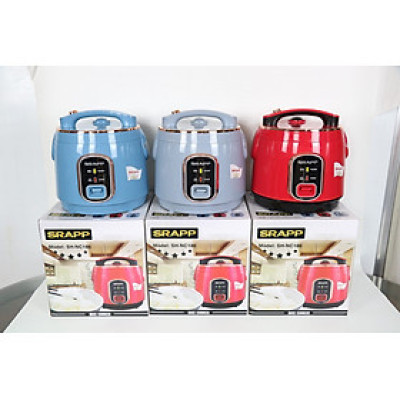 Nồi Cơm Điện SRAPP SH-NC128 1.2 Lít - Màu Ngẫu Nhiên - Hàng Chính Hãng