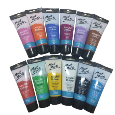Combo 12 Màu Acrylic Colour Signature MONT MARTE