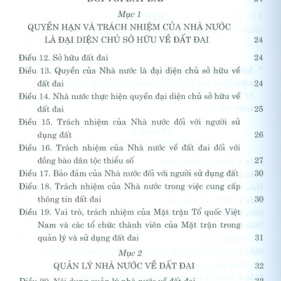 Luật Đất Đai (Sửa đổi, bổ sung năm 2024)