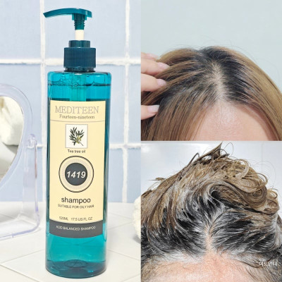 Dầu gội Mediteen 1419 kiểm soát dầu, sạch gàu, giảm rụng tóc Hàn Quốc 520ml