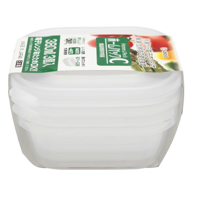 Bộ 03 hộp thực phẩm Nakaya 380ml - Nội địa Nhật Bản