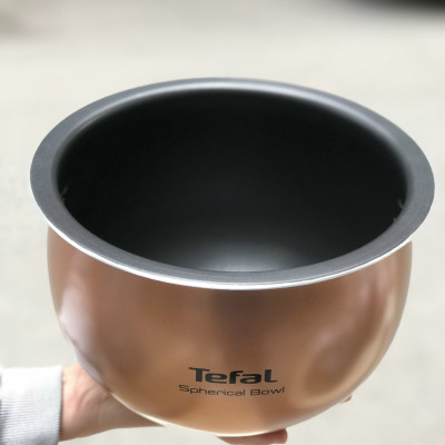 Nồi cơm điện cao tần Tefal RK818A68, Công suất 1200W, Dung tích 1,8 lít, Lòng nồi dạng niêu dày 2 mm với kết cấu là 6 lớp, Hàng chính hãng -  Bảo hành 2 năm