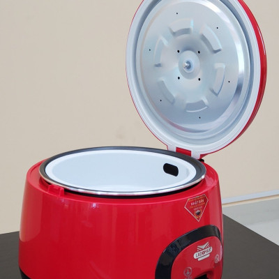 Nồi cơm điện 0.8 L Ladomax HA-7408 lòng niêu nấu cơm chín đều, có xửng hấp, cho 1- 3 người ăn - Hàng chính hãng