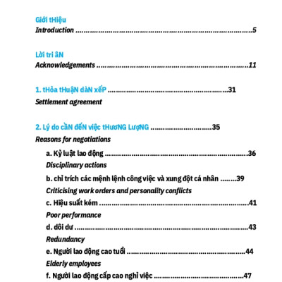 Dẫn dắt thỏa thuận dàn xếp với người lao động - HP329
