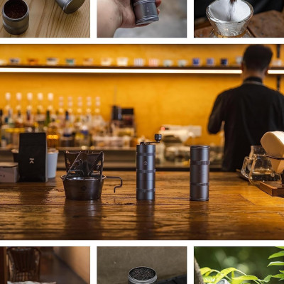 Hộp đựng trà, cà phê hợp kim nhôm Campingmoon CC-50-BK/ CC-51-BK / CC-50-H / CC-51-H