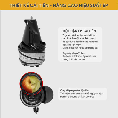 Máy Ép Chậm BlueStone SJB-6557 150W - Hàng Chính Hãng