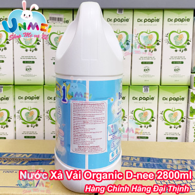 Nước Xả Quần Áo Cho Bé D-nee - Chai 3000ml (Xanh)