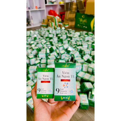 [Combo 2 Hộp] Viên Tăng Cân TL 100 Viên Kèm Quà, Hỗ Trợ Ăn Ngon, Ngủ Ngon, Tăng Cân Cho Người từ 3-60 TUỔI