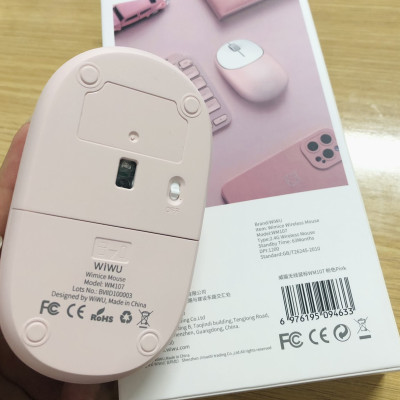 Chuột Wiwu Wimice 2.4G Wireless WM107 khả năng tương thích rộng, được thiết kế tự động chuyển sang chế độ ngủ khi không sử dụng trong một thời gian dài - Hàng chính hãng