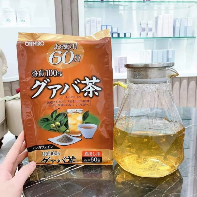 Trà ổi Hỗ Trợ Giảm Câ.n, Giúp Giải Độc, Thanh Lọc Cơ Thể Orihiro Nhật Bản Gói 60 Túi Nhật Bản