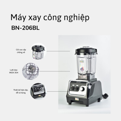 Máy Xay Sinh Tố Công Nghiệp Đa Năng Bennix BN-206BL Công Suất 2200W Dung Tích 2L- Hàng Chính Hãng