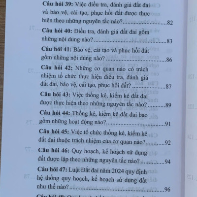 200 câu hỏi và trả lời về Luật Đất đai năm 2024