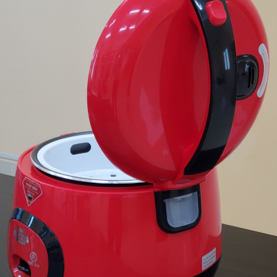 Nồi cơm điện 0.8 L Ladomax HA-7408 lòng niêu nấu cơm chín đều, có xửng hấp, cho 1- 3 người ăn - Hàng chính hãng