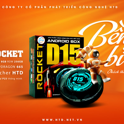 Siêu phẩm  D15 Rocket chuyển đổi màn hình Android ô tô - Cấu hình khủng RAM 8GB/ RAM 265GB/ QCM-6125