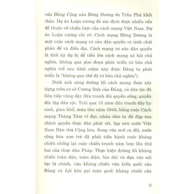 Sách - Các Cương Lĩnh Cách Mạng Của Đảng Cộng Sản Việt Nam - NXB Chính Trị Quốc Gia