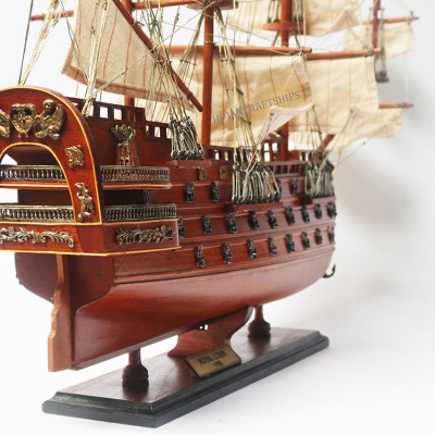 Mô hình thuyền chiến cổ Royal Louis (62cm)