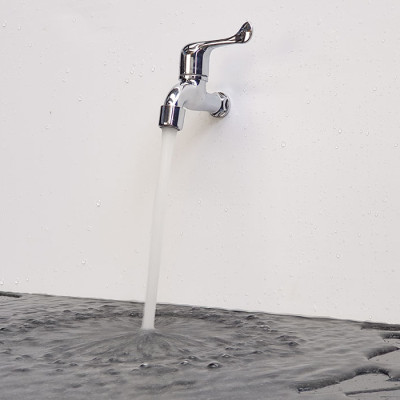 Vòi hồ nhựa ABS mạ Chrome Eurolife EL-HN03 (Trắng bạc)