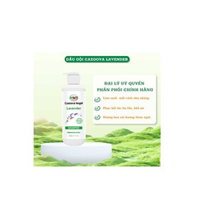Dầu gội đầu Sạch Gàu, Phục Hồi Hư Tổn giảm thiểu tóc gãy rụng Cazoova Lavender 800ML