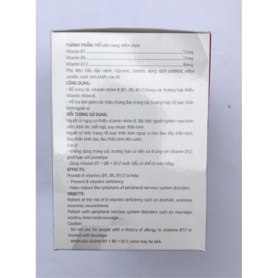 Viên uống Soft 3b Vitamin plus Kingphar New, hộp 100v