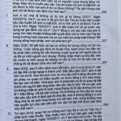 Luật Hôn nhân và gia đình - Luật phòng, chống bạo lực gia đình và 166 tình huống giải đáp pháp luật về hôn nhân gia đình 