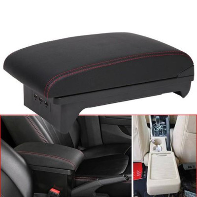 Hộp Tỳ Tay Dành Cho Xe Mitsu Xpander có cổng USB lắp đặt dễ dàng- tỳ nửa.