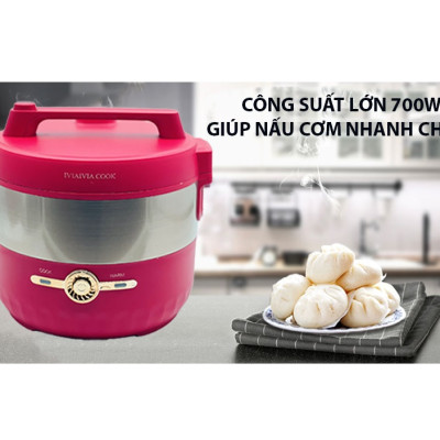 Nồi Cơm Điện IVIAIVIA COOK MM-NC19 (1.8 lít) - Màu Ngẫu Nhiên - Hàng Chính Hãng