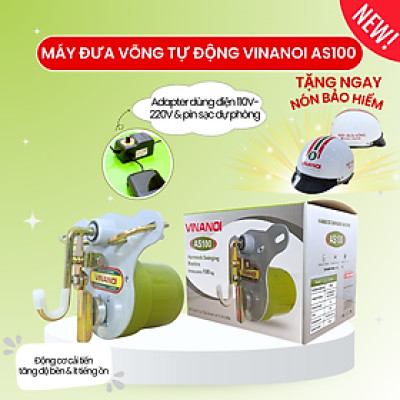 [Mẫu mới cao cấp ]Máy Đưa Võng Tự Động Cao Cấp Vinanoi Asanta AS100 - Sức Đưa 100 Kg Cho Cả Mẹ Và Bé, Dùng Điện 110-220v và pin sạc dự phòng