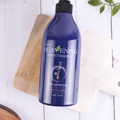 Dầu gội Heavening Perfect giúp làm sạch tóc 750ml - nhập khẩu Hàn Quốc
