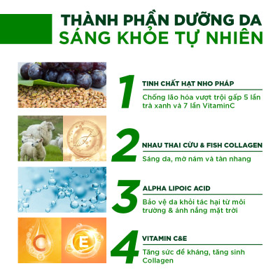 Combo 3 Viên Uống Đẹp Da Oribe Hỗ Trợ Sáng Da Mờ Thâm Nám Hộp 30 viên