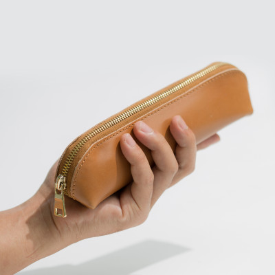 Túi da mini đựng bút, đồ cá nhân P126, bao mini da bò nhỏ gọn, phong cách, dành cho những người đam mê đồ da thật