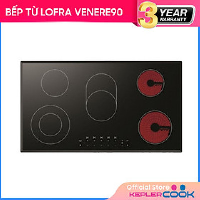 Bếp Âm Hồng Ngoại 5 Bếp Lofra Venere 90 (90cm - 9600W) - Hàng Chính Hãng
