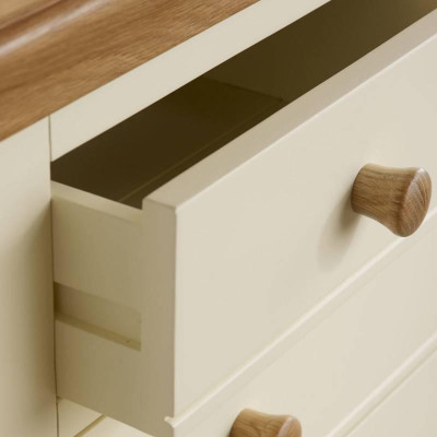 Tủ Trữ Đồ Country Cottage Gỗ Sồi Ibie BSCCOUO - Trắng (80 x 42 cm)