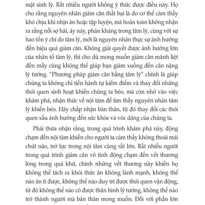 Giảm Cân Hiệu Quả Bằng Tâm Lý