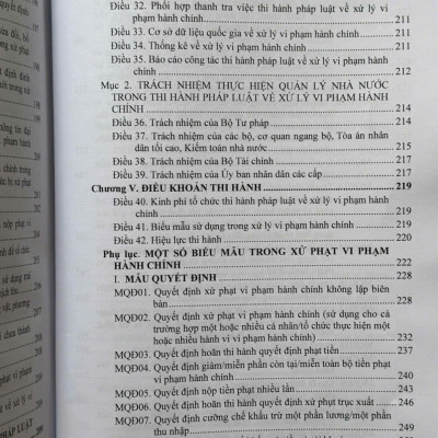Luật Xử Lý Vi Phạm Hành Chính sửa đổi, bổ sung năm 2025 – Các Văn Bản Quy Định Chi Tiết và Biện Pháp Thi Hành (V2610T)