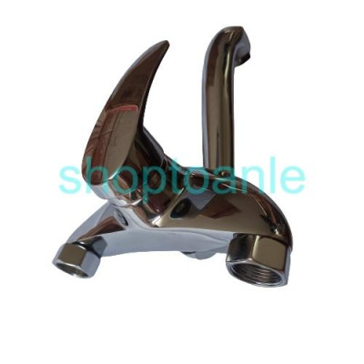 [FREESHIP] Vòi chậu rửa bát nóng lạnh gắn tường TOTO ( đã bao gồm chân sen gắn tường) - Bảo hành 5 năm