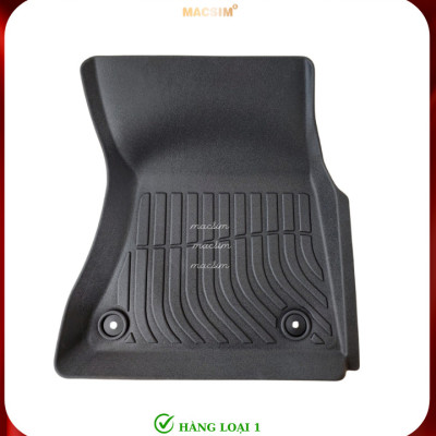 Thảm lót sàn xe ô tô VinFast Lux SA Nhãn hiệu Macsim chất liệu nhựa TPE cao cấp màu đen
