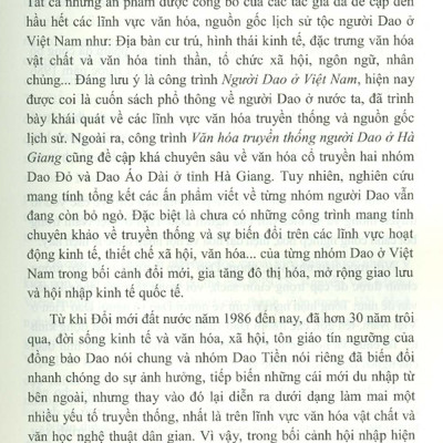 Người Dao Tiền Ở Việt Nam