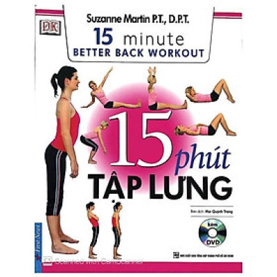 Sách Lò Xo - 15 Phút Tập Lưng (Kèm 1 DVD)