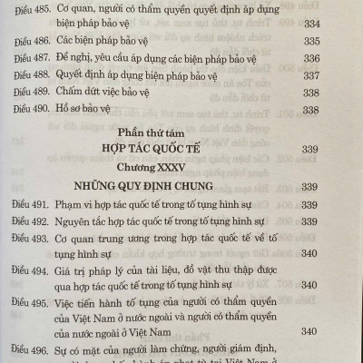 Bộ Luật Tố Tụng Hình Sự ( Sửa Đổi, Bổ Sung Năm 2025)