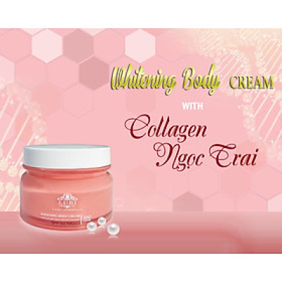 Kem Dưỡng Trắng Da Toàn Thân, Ngọc Trai Đen, Collagen - 200gr