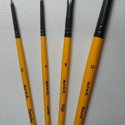 Set Bộ cọ vẽ Acrylic Mont Marte Gallery Series Brush